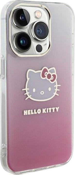 Image du produit Hello Kitty HKHCP13LHDGKEP iPhone 13 Pro / 13 6.1" różowy/pink hardcase IML Gradient Electrop Kitty (Apple iPhone 13 Pro)