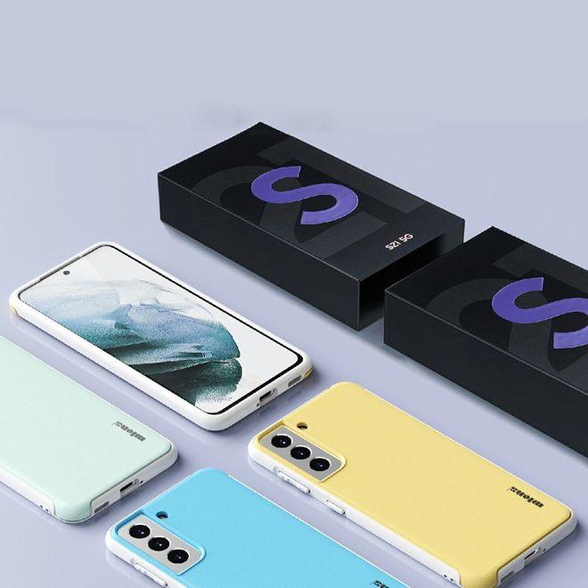 Image du produit MU Style Couvercle en plastique de la série Macaron (Samsung Galaxy S21+)