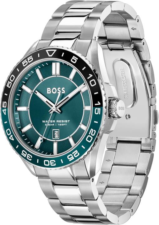 Immagine prodotto BOSS Orologio da polso classico con calendario e quadrante verde scuro
