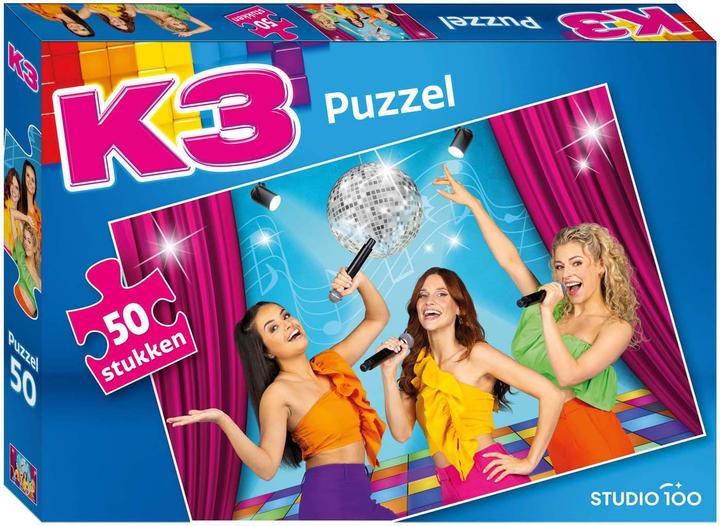 Actual product image K3 Puzzle All colours, 50 pieces. (50 pieces)