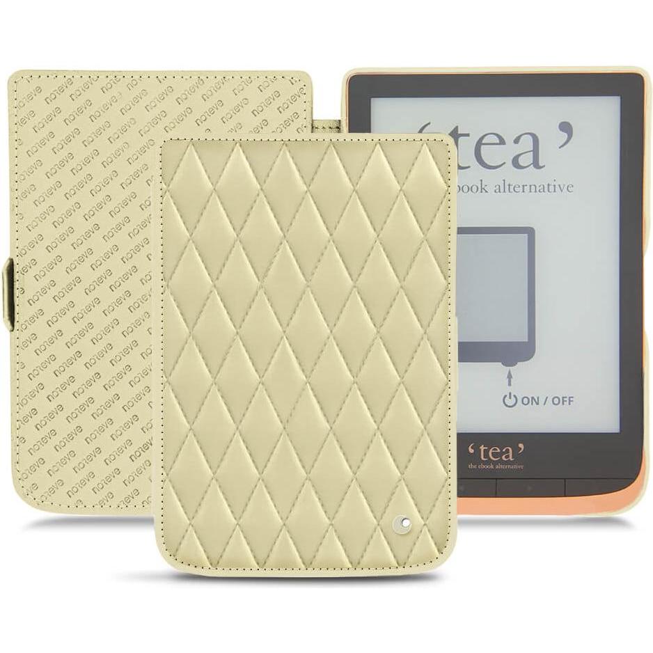 Thumbnail - Noreve Lederschutzhülle horizontal (Touch HD Plus), Tablet Hülle, Beige