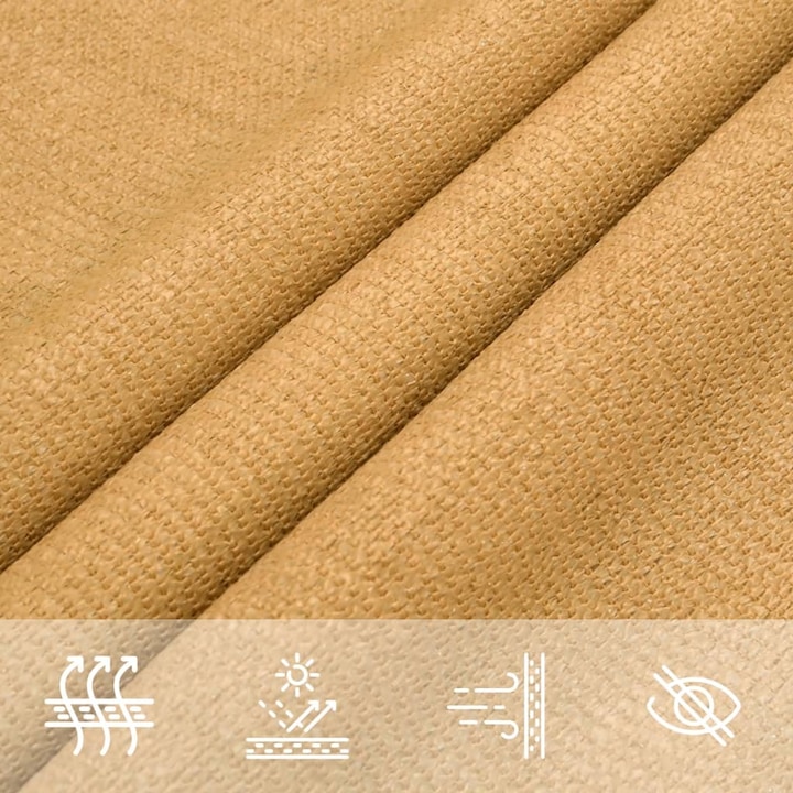 Image du produit VidaXL Sonnensegel 160 g/m² Rechteckig farben HDPE (5 x 7 m)