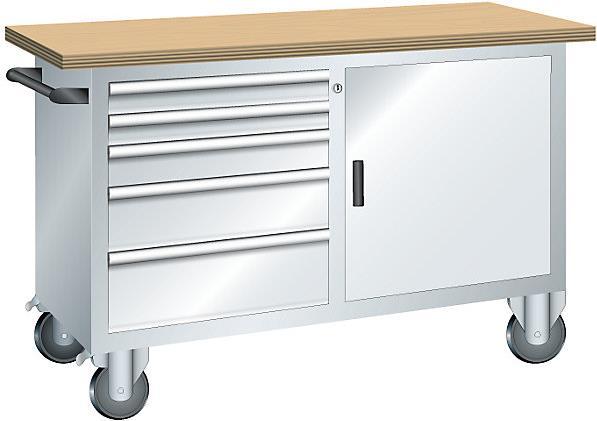 Produktbild Lista Systemwerkbank, fahrbar (125 cm, 70 cm)