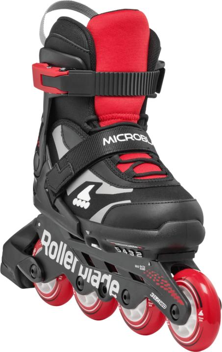 Produktbild Rollerblade Inline-Skates Microblade Combo Schwarz/Rot, 28-32 (28, 29, 30, 31, 32)