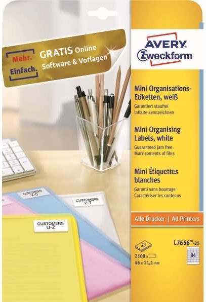 Image du produit Avery Mini-étiquettes d'organisation