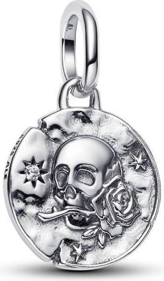Image du produit Pandora Breloque médaillon crâne (Argent 925)