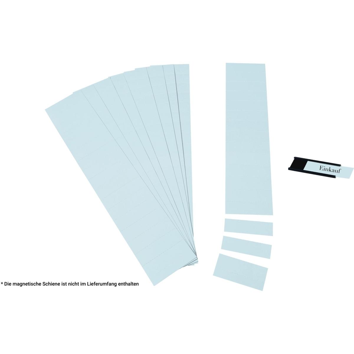 Ultradex, Kartenaufbewahrung, Einsteckkarten für 34mm Einsteckschiene 60x32mm hellblau VE=90 Stück