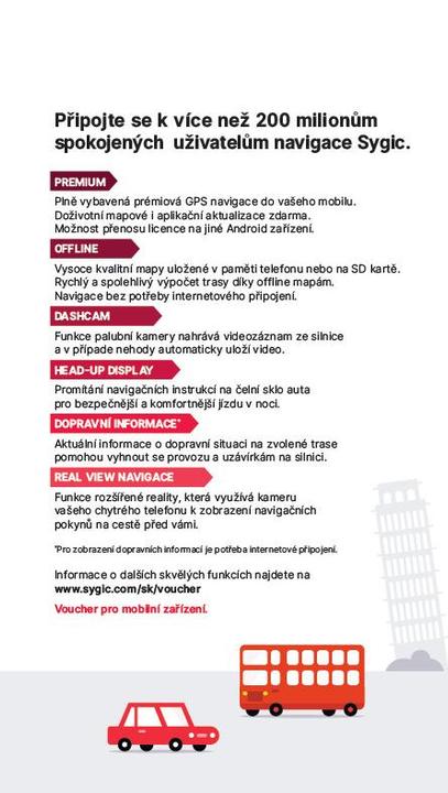 Produktbild Sygic Voucher - Europe - Premium+ Real View + Traffic pro