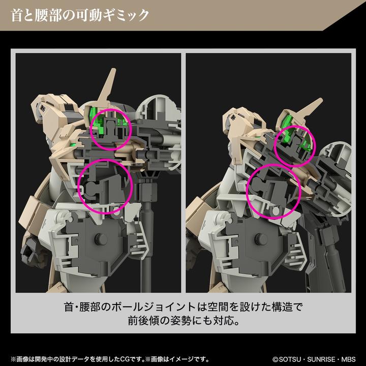 Produktbild Bandai GUNDAM THE WITCH FROM MERCURY - HG 1/44 Demi Barding - Model Kit