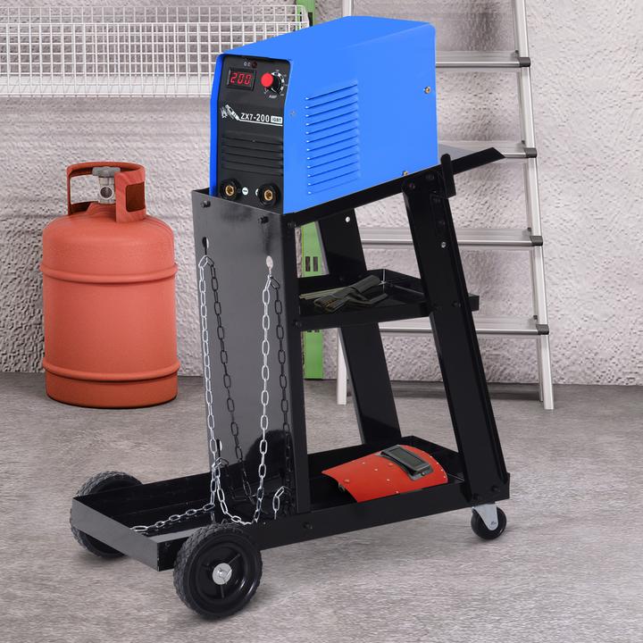 Actual product image Durhand Welding trolley with safety chain (50 kg)