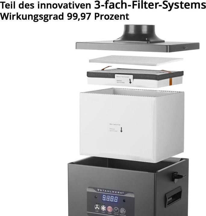 Produktbild Stahlwerk 3er Set Vorfilter für Rauchabsaugung FE-150 ST Ersatzfilter