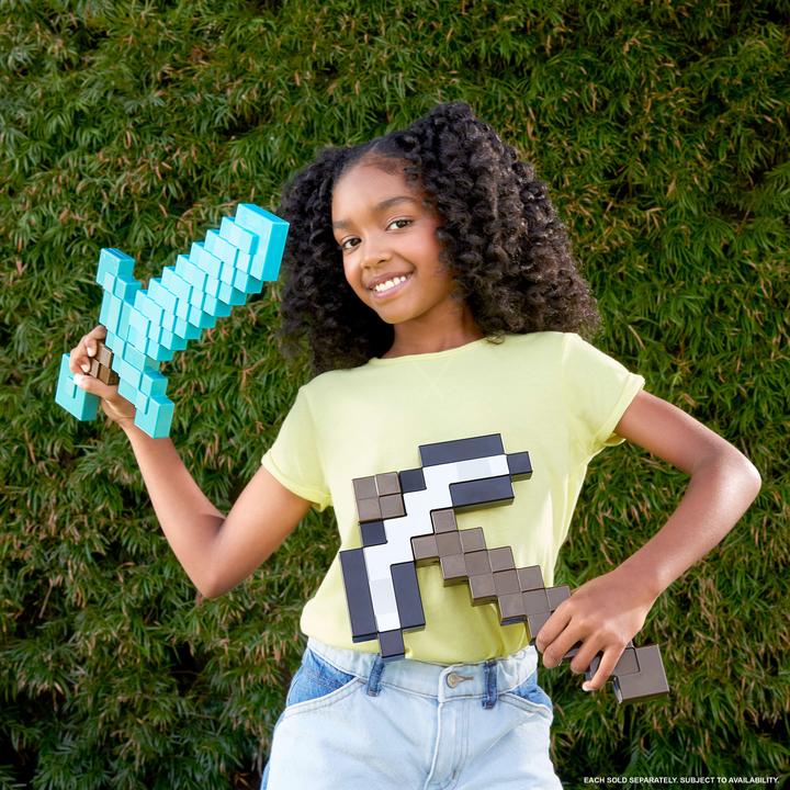 Actual product image 0 Minecraft Basic Roleplay Iron Pickaxe (10 l)