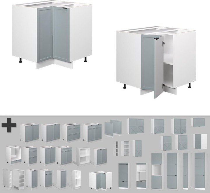 Actual product image Vicco Eckschrank Fame-Line