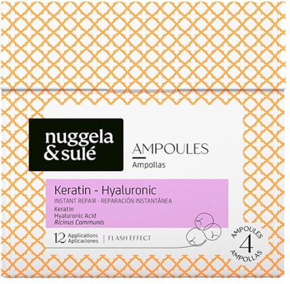 Immagine prodotto Nuggela & Sulé Keratin Hyaluronic Acid (Hait Treatment, 12 Ampoules) (120 ml)
