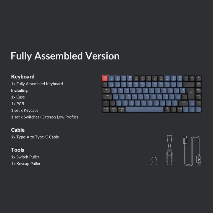 Actual product image Keychron K3 Pro (CH, Wireless, Cable)