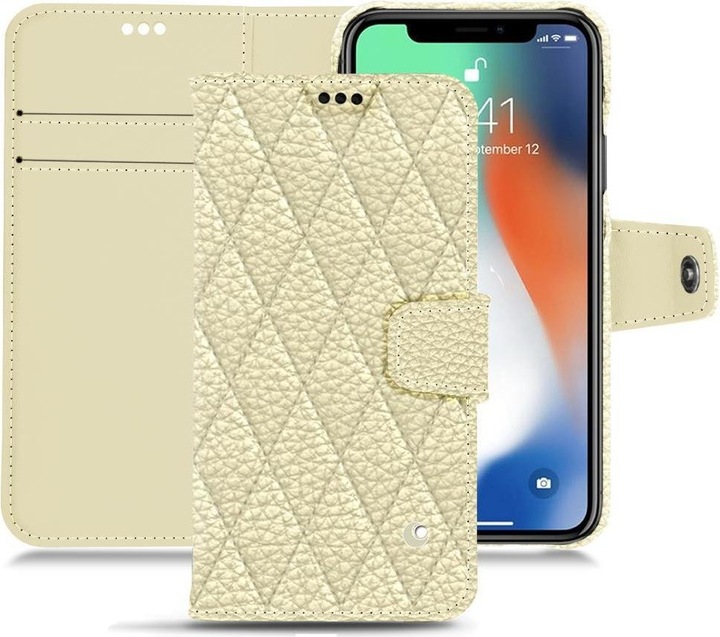 Noreve Lederschutzhülle Wallet (Apple iPhone XS Max)