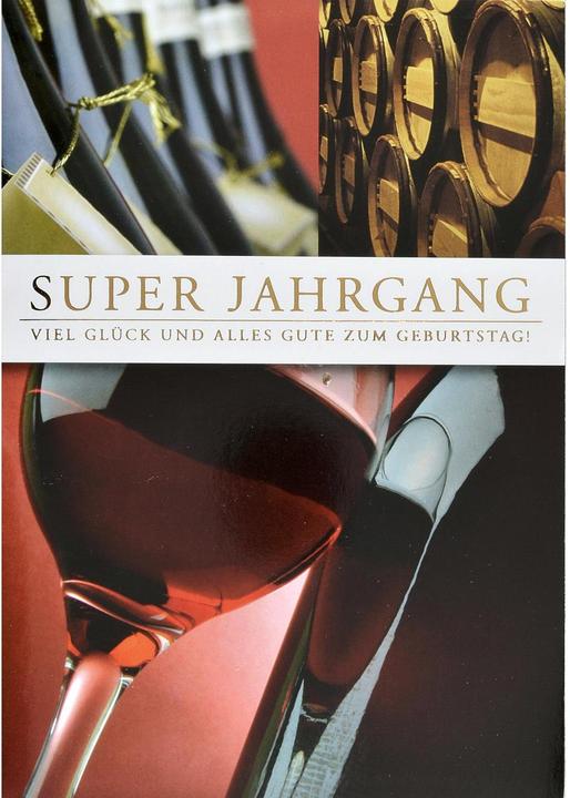 Produktbild ABC Geburtstagskarte Wein A5 (1 Stk.)