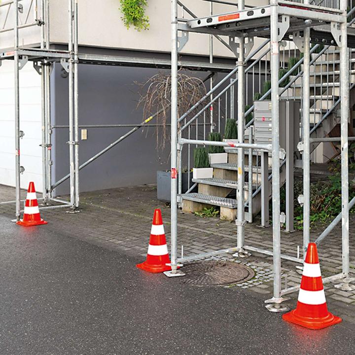 Actual product image Moravia Reflective PVC traffic cone 500 mm, foil type A