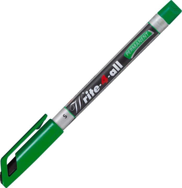 Produktbild STABILO Write-4-all Permanent-Marker (Grün, Blau, Schwarz, Rot, 0.40 mm, 4 x)