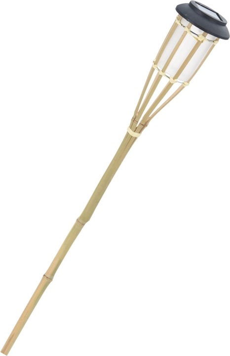 Koopman Lampe solaire en bambou