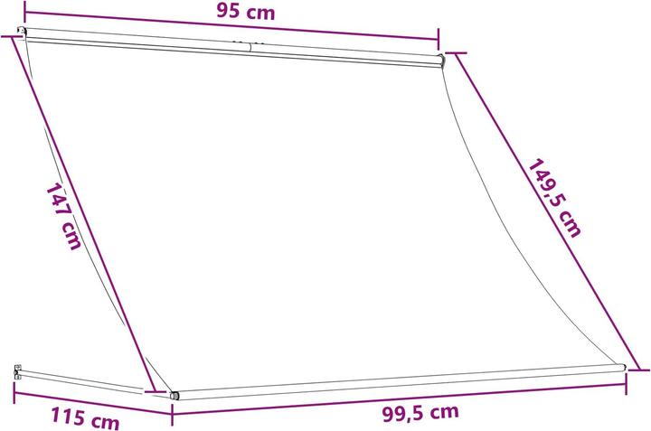 Produktbild vidaXL Markise (1 m)