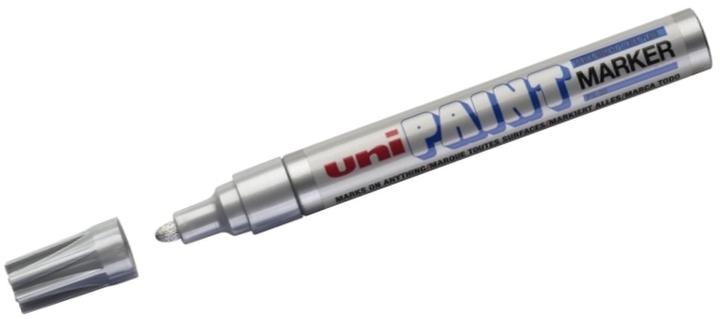 Actual product image Uni-ball Permanent marker PAINT (PX-20), silver (Silver, 3 mm, 1 x)