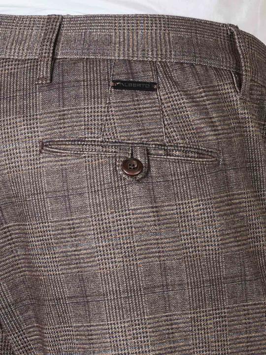Image du produit Alberto Rob Glencheck Pant Slim Fit Check