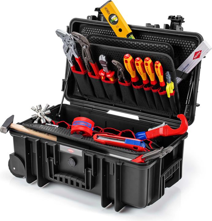 Knipex Werkzeugkoffer "Robust26Move", Sanitär (17 Teile)