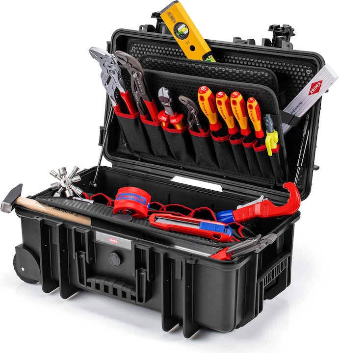 Produktbild Knipex Werkzeugkoffer "Robust26Move", Sanitär (17 Teile)