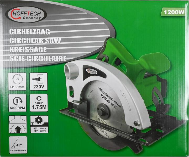 Actual product image ProPlus Circular saw 1200W ø185