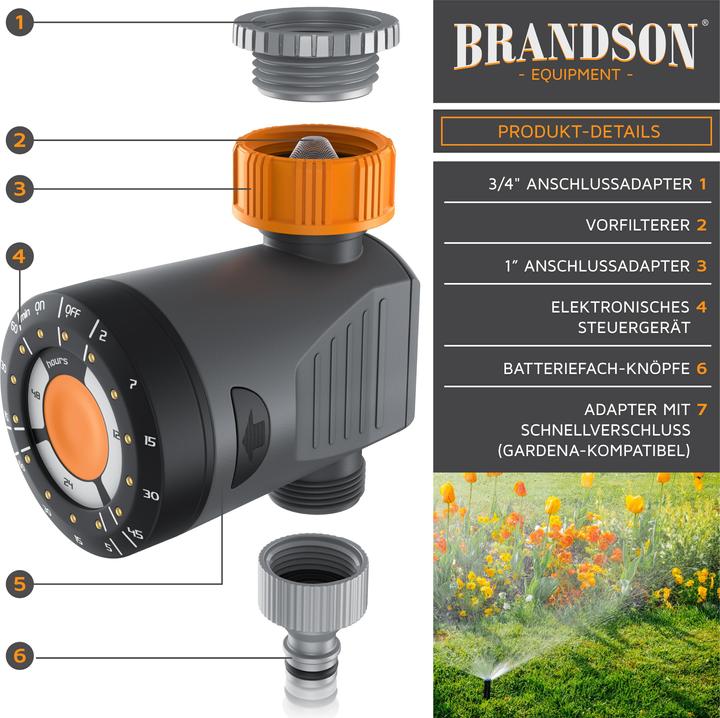 Produktbild Brandson Bewässerungssteuerung (Bewässerungscomputer)
