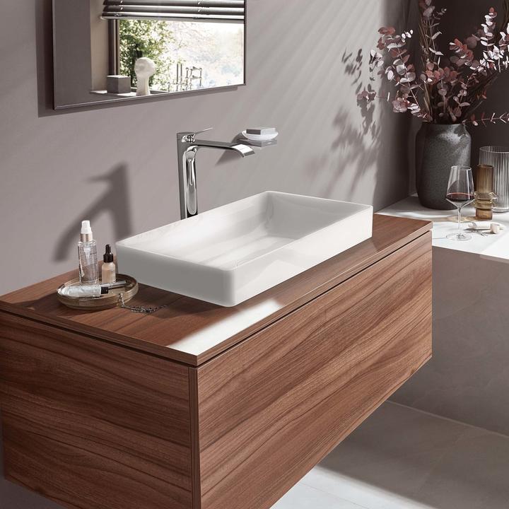 Actual product image hansgrohe HG EH-WT-MI VIVENIS 250 without pop-up waste chrome