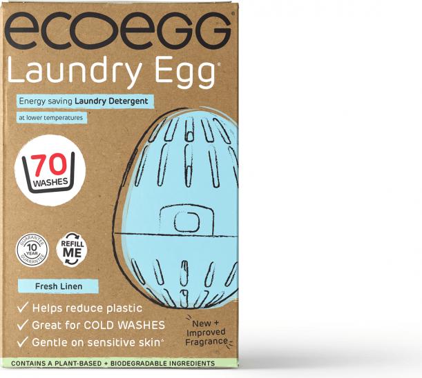 Actual product image Ecoegg Waschei Fresh Linen (70 Washing cycles, Laundry beads)