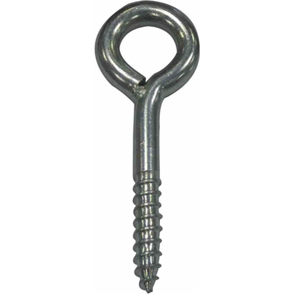 Lüsebrink, Schrauben, Gerüstschrauben verzinkt, 12,0x120 mit verschweisstem Auge (10 Schrauben pro Stück)