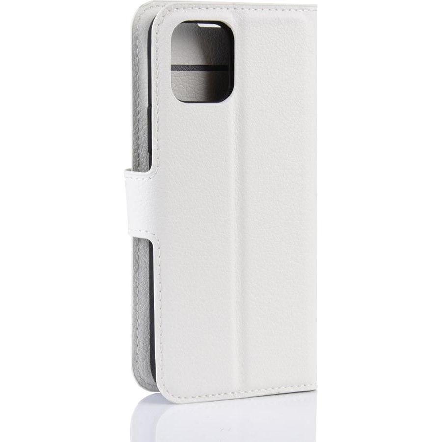 Thumbnail - Cover-Discount Leder Hülle mit Kartenfach (Apple iPhone 11), Smartphone Hülle, Weiss