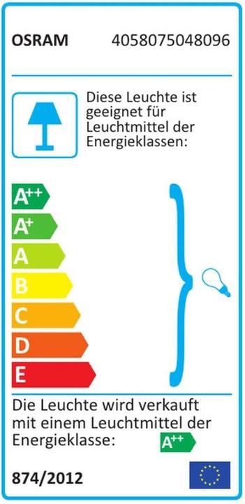 Energie-Label Osram Spot (800 lm, G9)