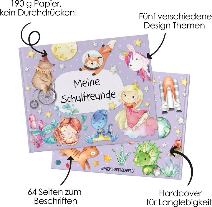 Immagine prodotto Papierdrachen Meine Schulfreunde (Tedesco)