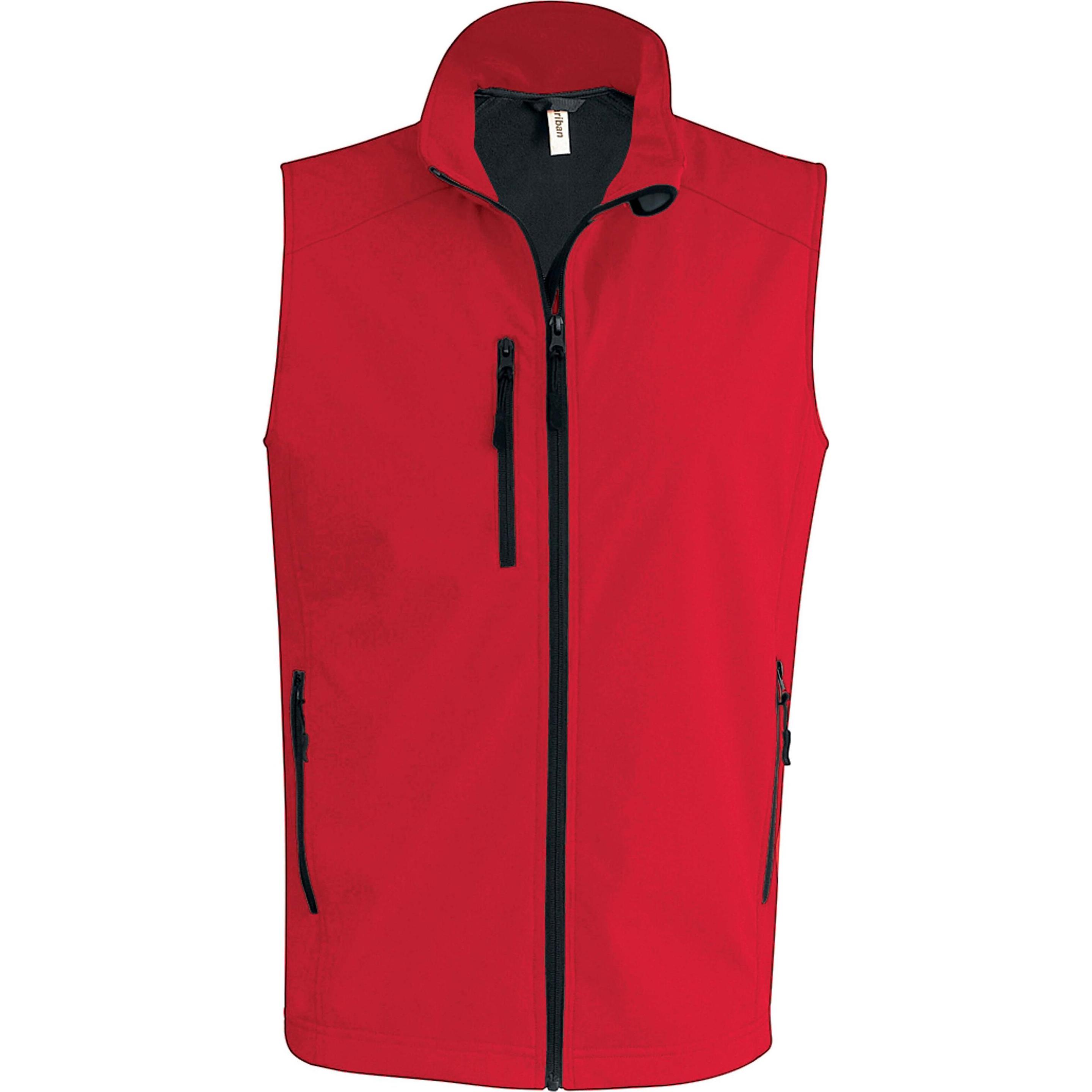 Kariban, Herren, Jacke, Softshell (XL), Rot, XL