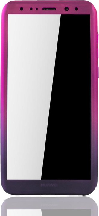 Produktbild König Design Hülle Handy Schutz für Huawei Mate 10 Lite Full Case Cover Displayschutz Violett (Huawei Mate 10 Lite)