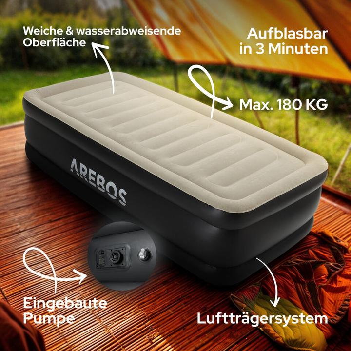 Image du produit Arebos Matelas gonflable (95 x 203 cm)