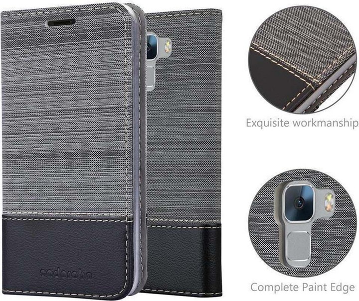 Produktbild Cadorabo Book Jeans Optik Cover (Honor 7)