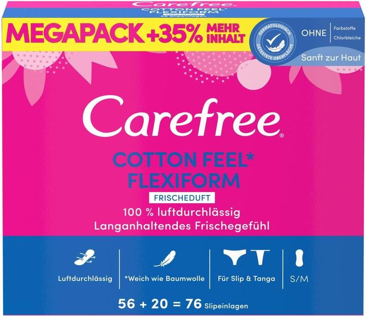 Carefree Cotton Feel Flexiform (76 x)