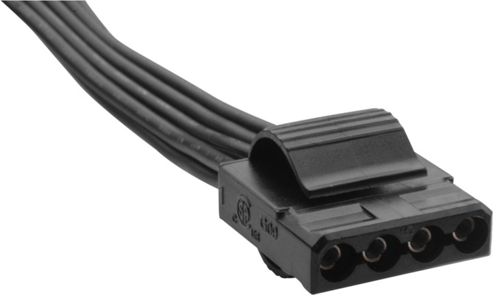 Produktbild Corsair Flat black Peripheral cable with 4 connectors, compatible with AX(i), AX, HX (650, 750, 850, 1050...