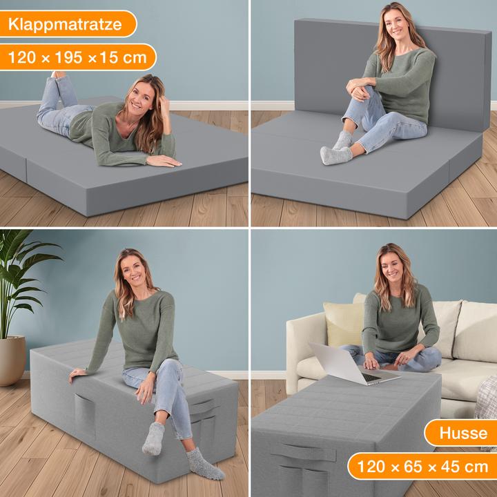 Produktbild Bestschlaf Klappmatratze (120 x 195 cm, Schaumstoffkern)