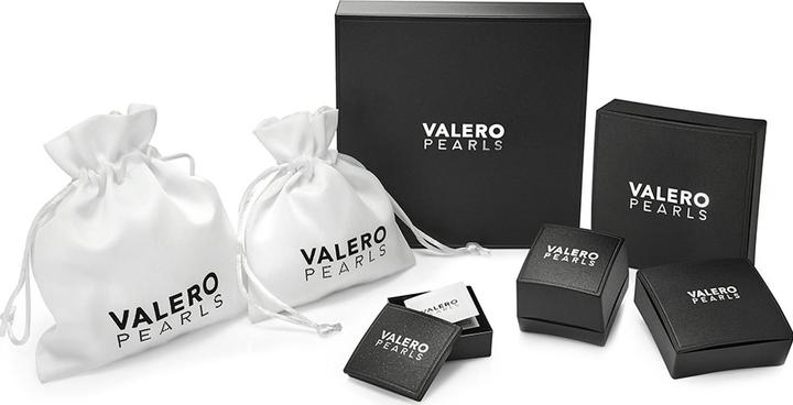 Produktbild Valero Pearls Damen Sterling Silber Süsswasser-Zuchtperle roségold - 11338 (58, 925 Silber)
