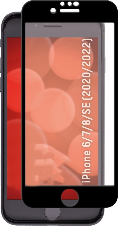 Produktbild Displex Real Glass, Full Cover Panzerglas (1 Stück, Apple iPhone 6, Apple iPhone 7, Apple iPhone 8, Apple iPhone SE (2nd Gen), Apple iPhone SE (3rd Gen))