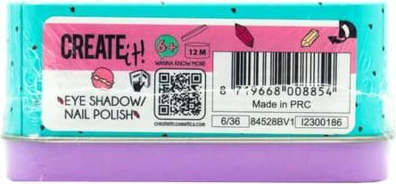 Produktbild Canenco Create It! Beauty Lidschatten- und Nagellackdose Lila