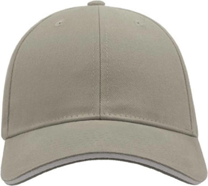 Produktbild Atlantis Liberty Baseballkappe mit 6 Paneelen aus gebürsteter Baumwolle (2 StückPackung)