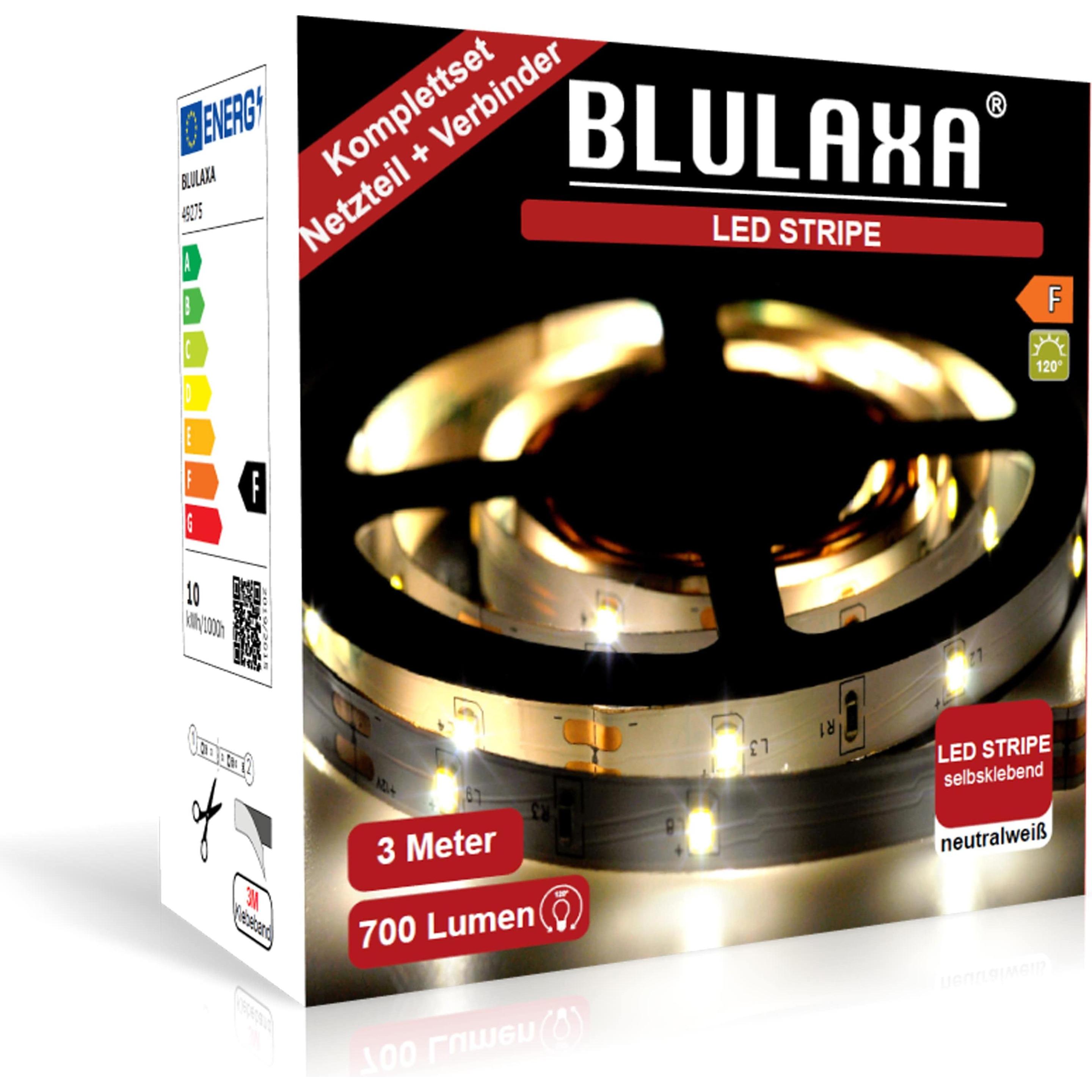 Thumbnail - Blulaxa, LED Streifen, HWH LEDStripe SET 9,5W 4000k 3 (11.50 cm)