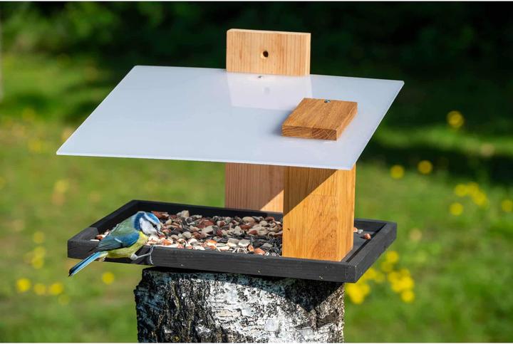 Actual product image Dobar Futura I design bird feeder, 35 x 24 x 22 cm, wood